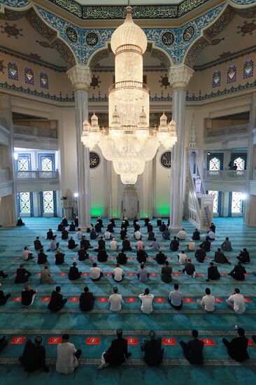 Празднование Курбан-Байрама в Москве  