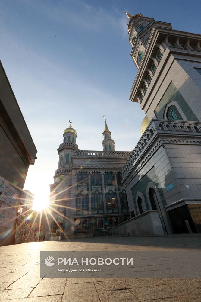 Празднование Курбан-Байрама в Москве  