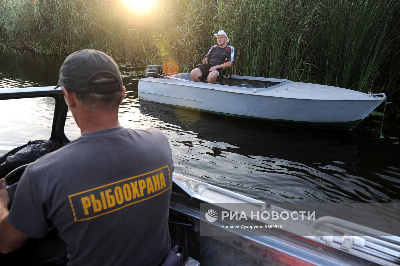 Работа сотрудников Федерального агентства по рыболовству в Тамбовской области