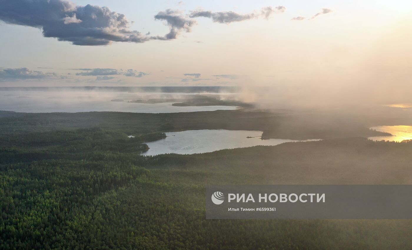 Природные пожары в Карелии