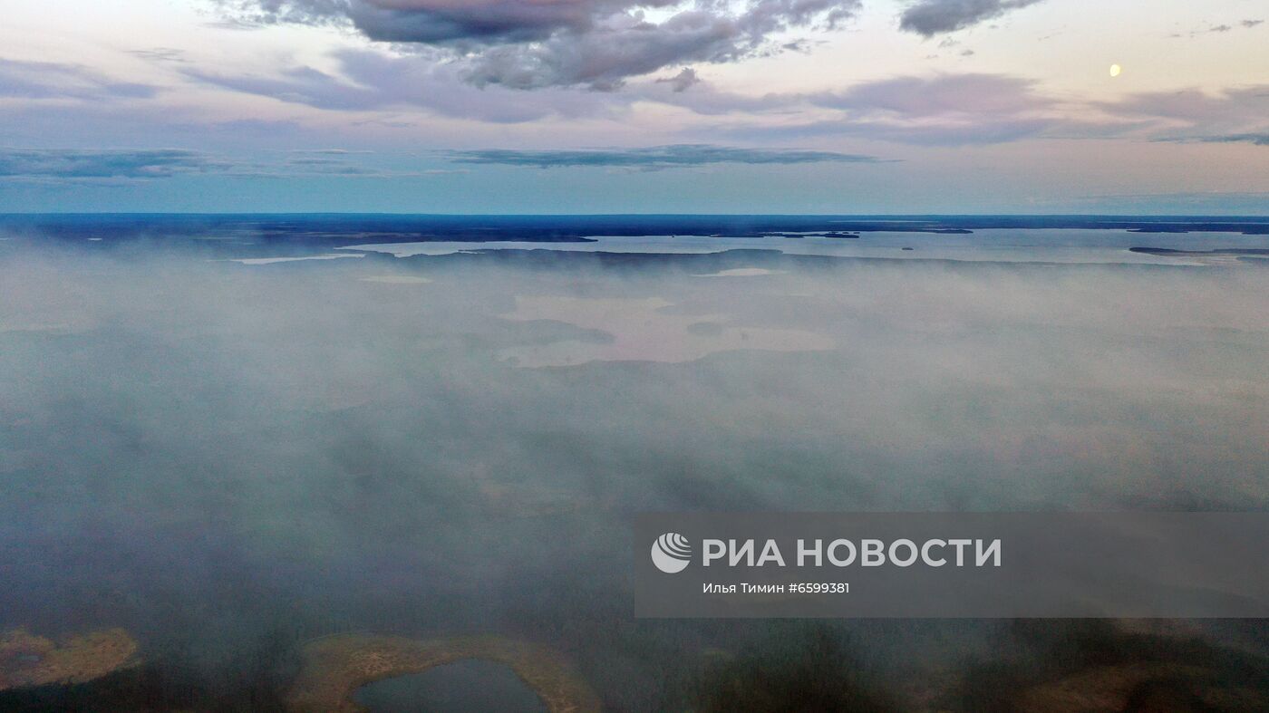 Природные пожары в Карелии