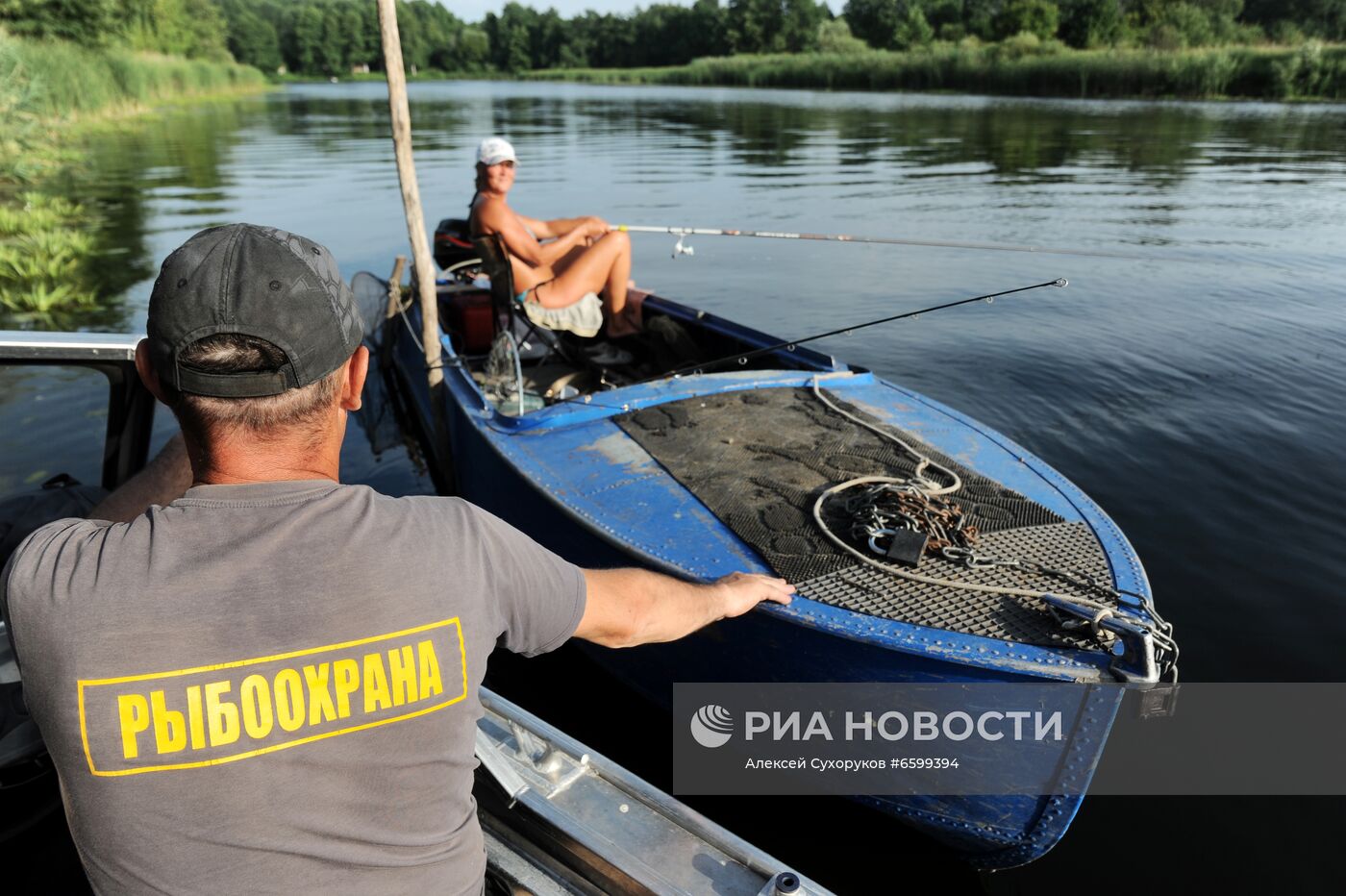 Работа сотрудников Федерального агентства по рыболовству в Тамбовской области