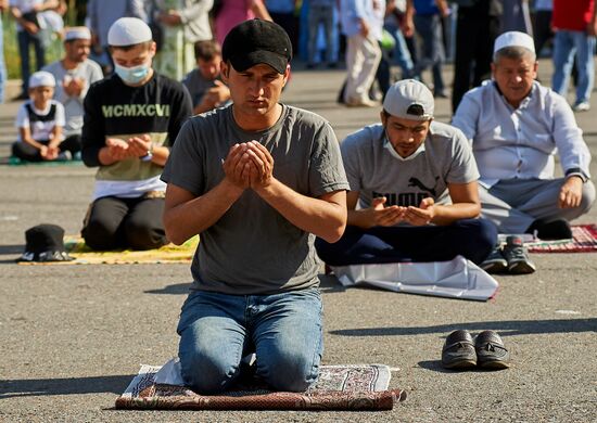Празднование Курбан-байрам в регионах России