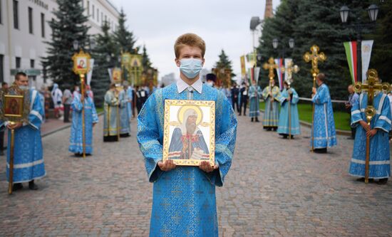 Празднование Дня Казанской иконы Божией Матери в Казани