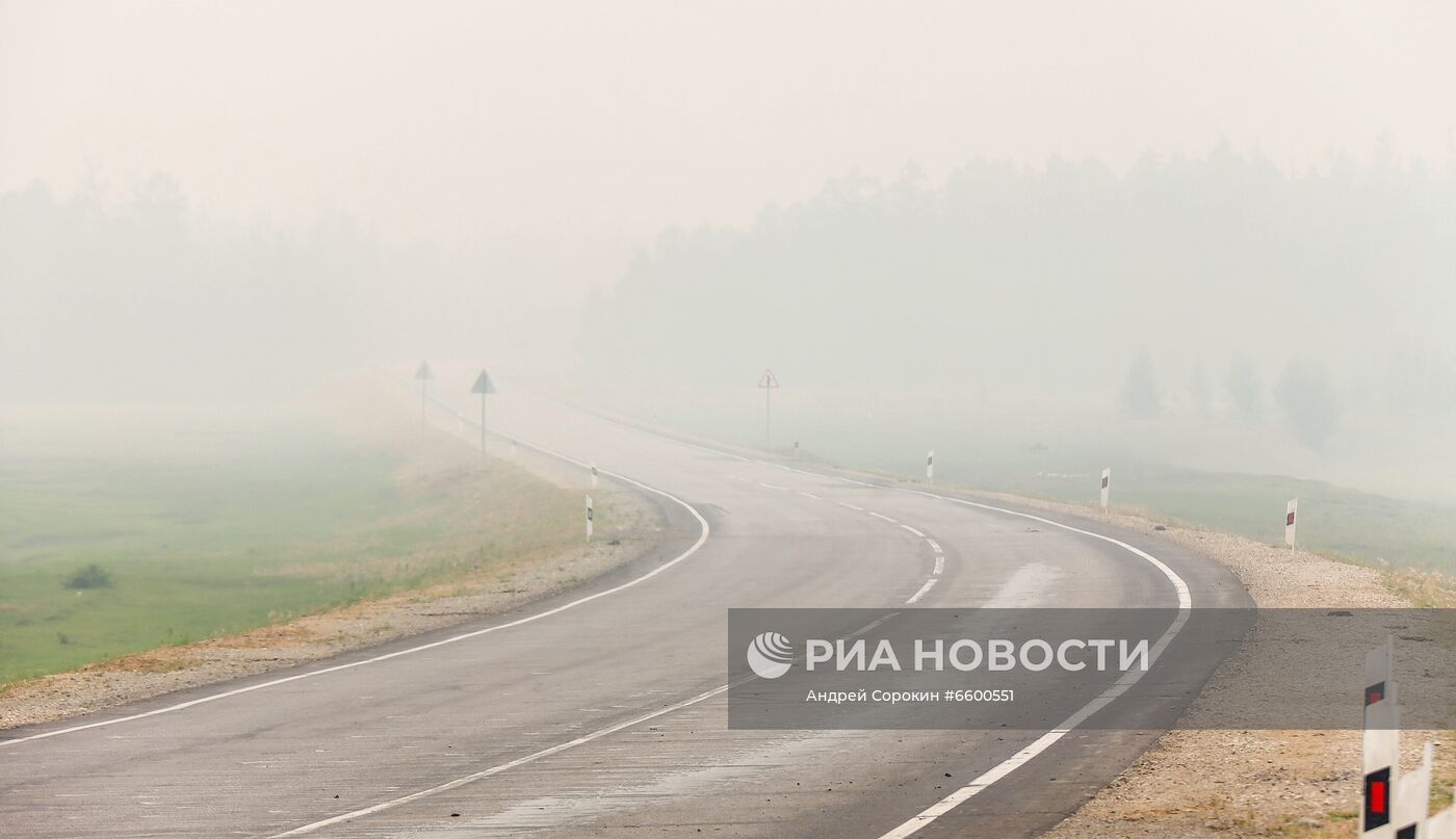 Природные пожары в Якутии