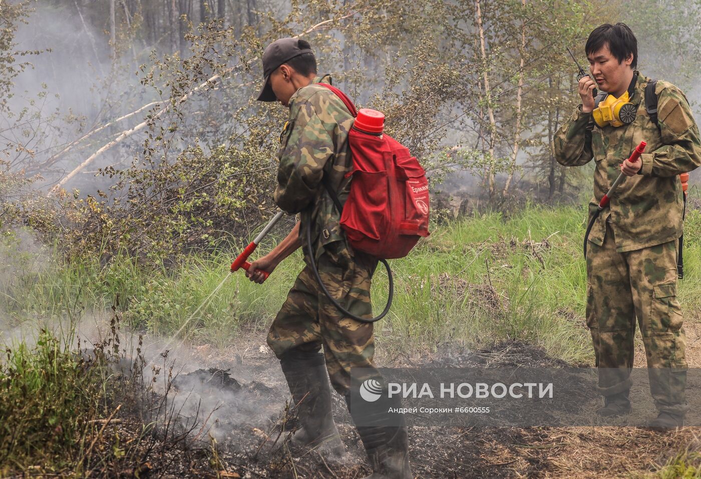 Природные пожары в Якутии