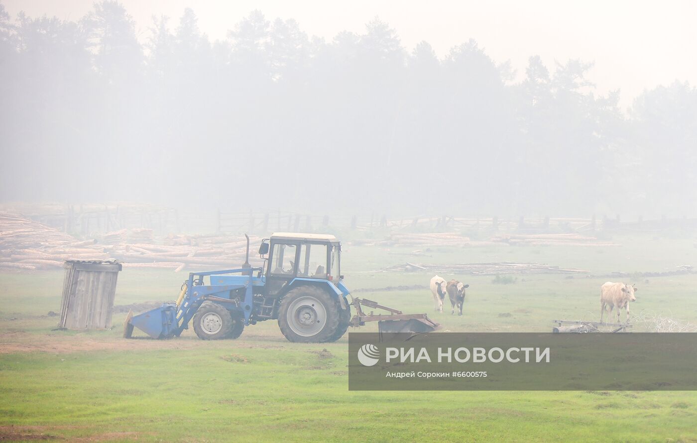 Природные пожары в Якутии