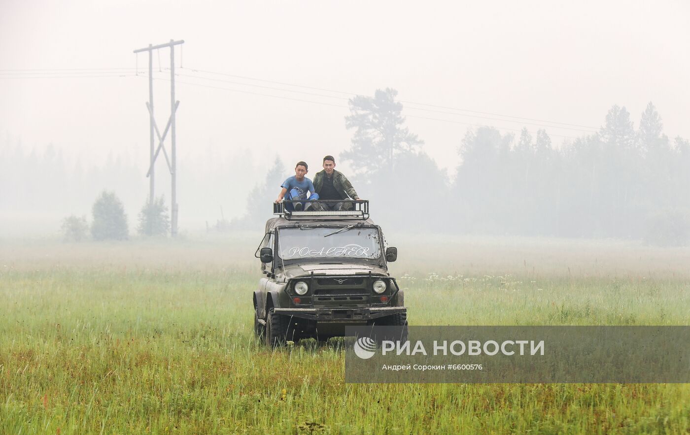 Природные пожары в Якутии