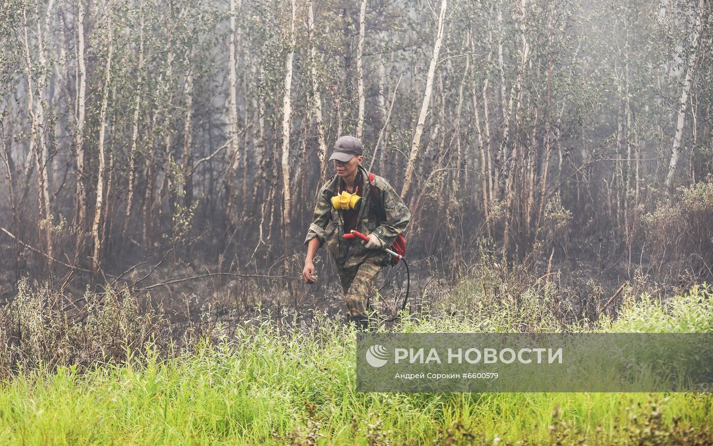 Природные пожары в Якутии