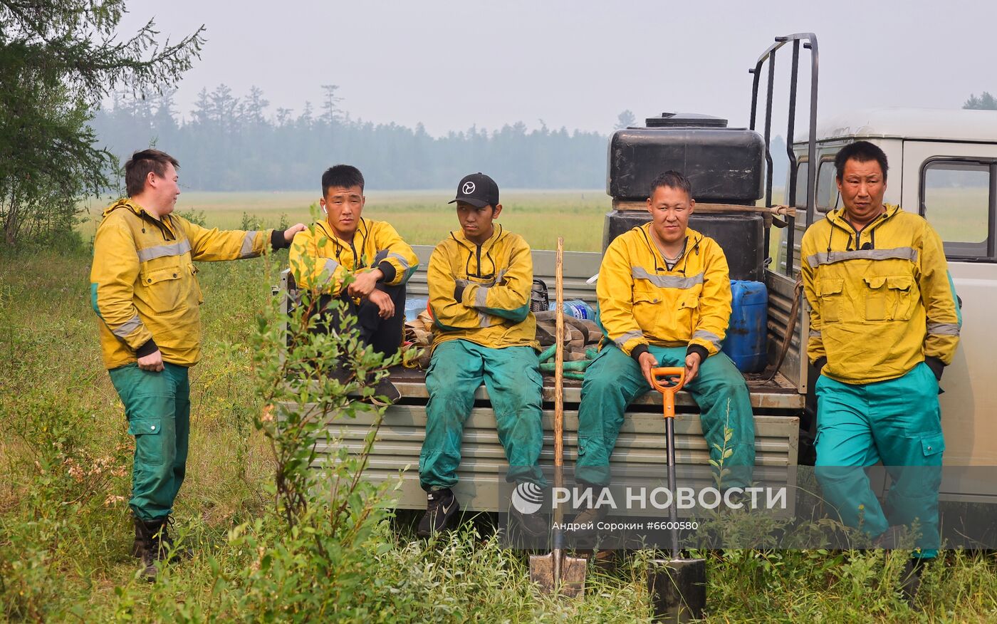 Природные пожары в Якутии