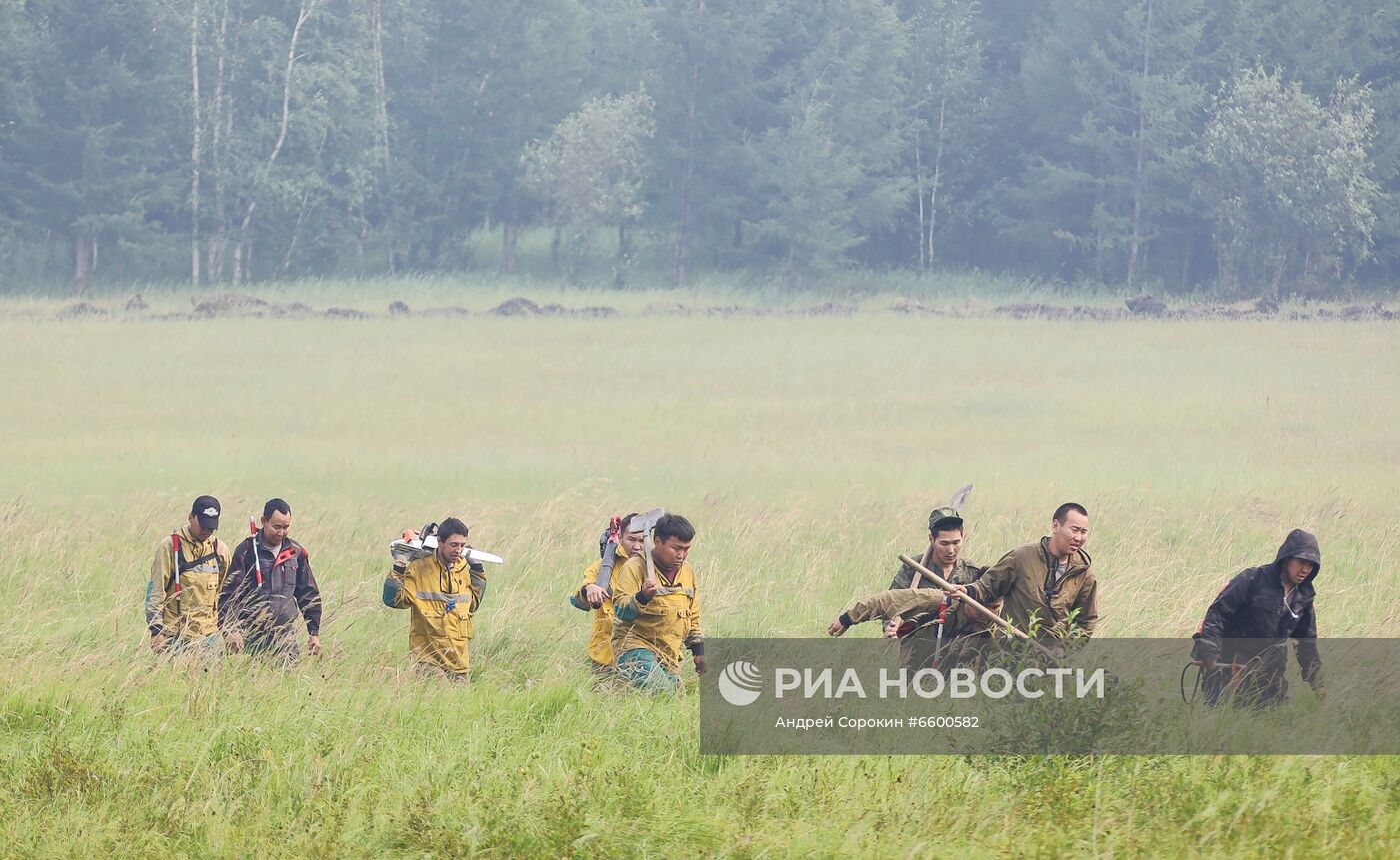 Природные пожары в Якутии