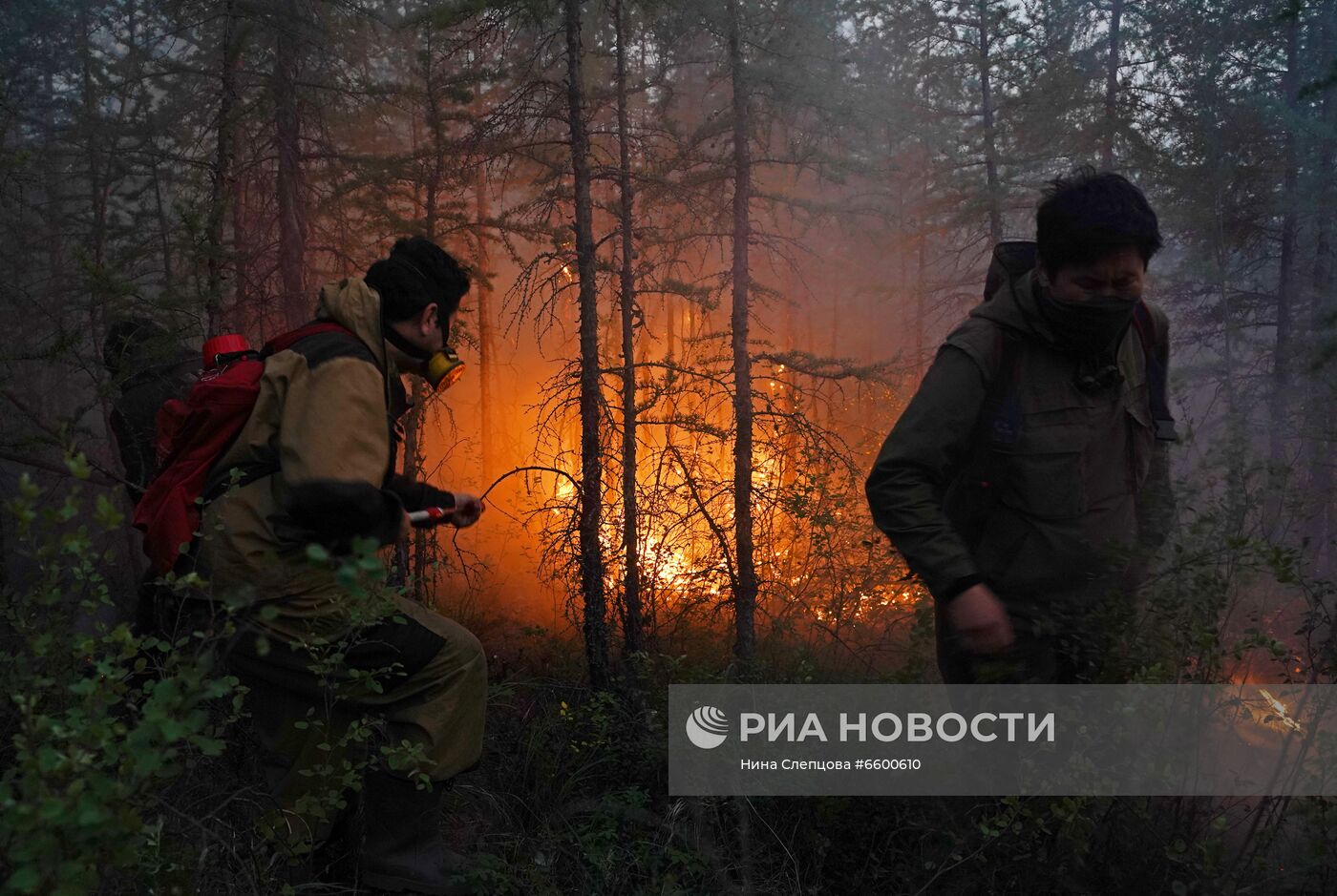 Природные пожары в Якутии