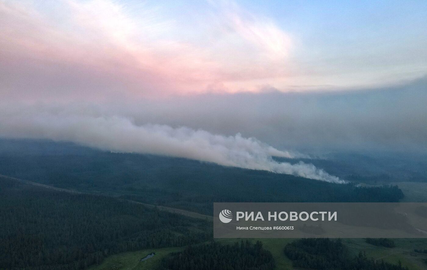 Природные пожары в Якутии