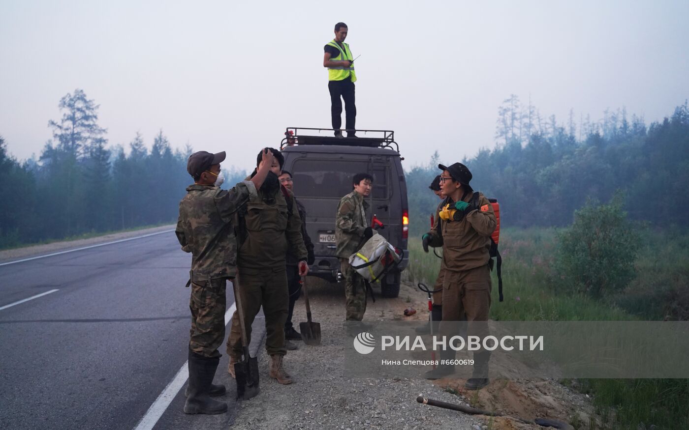 Природные пожары в Якутии