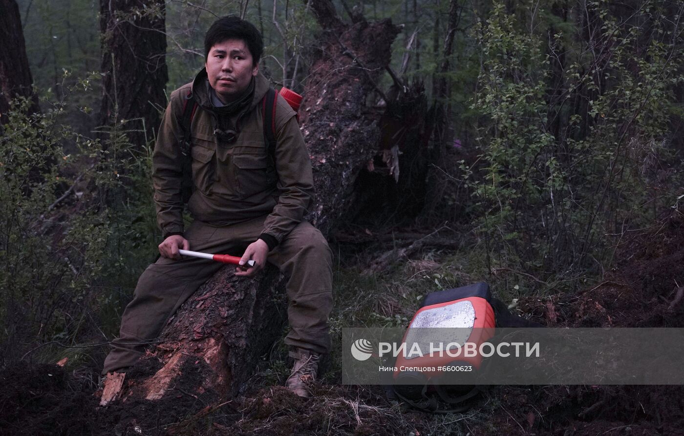 Природные пожары в Якутии