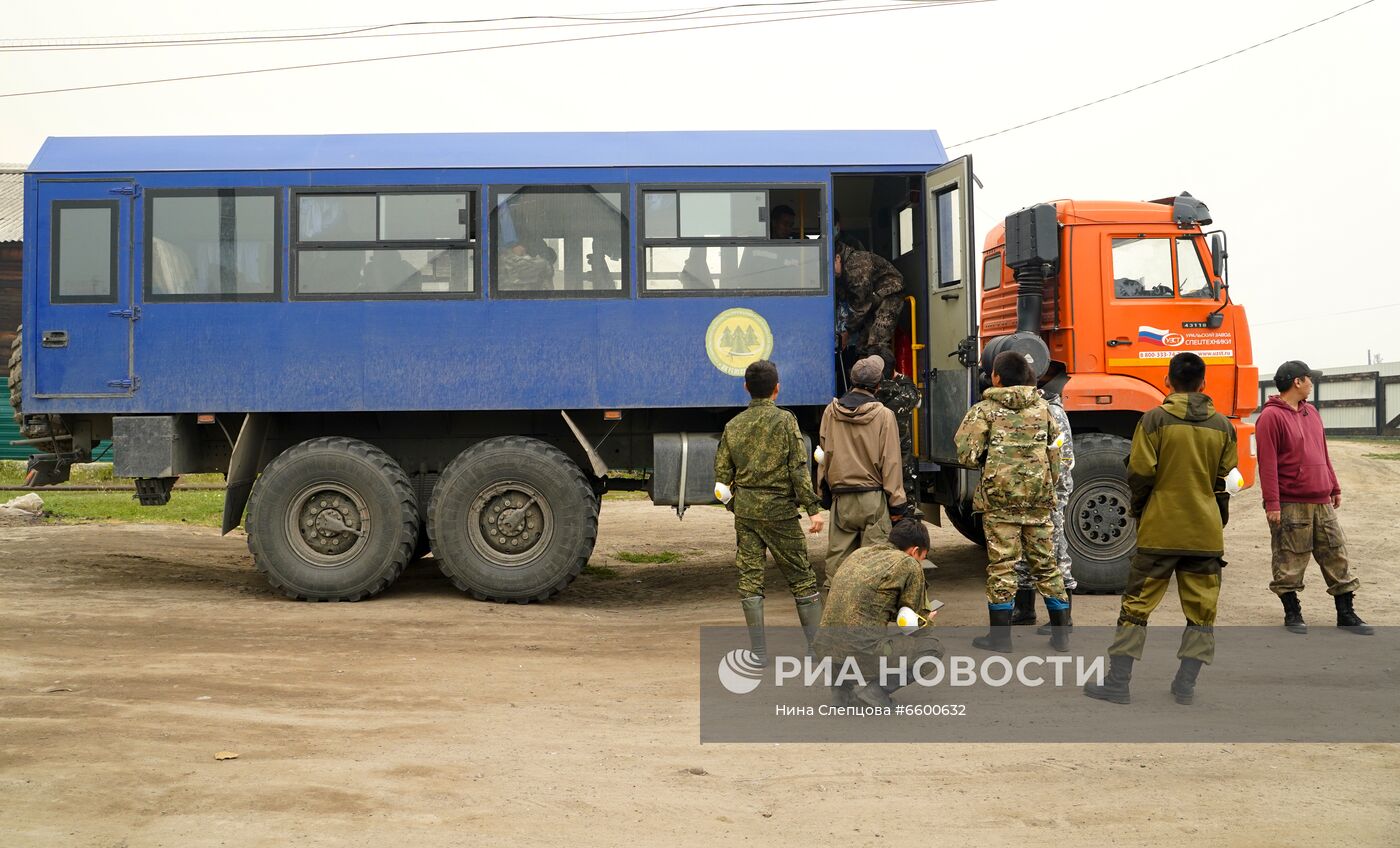 Природные пожары в Якутии