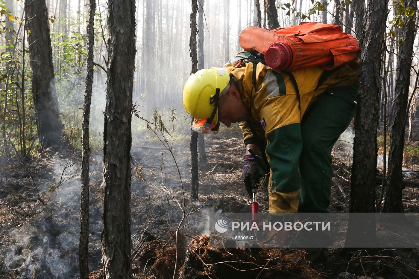 Природные пожары в Якутии