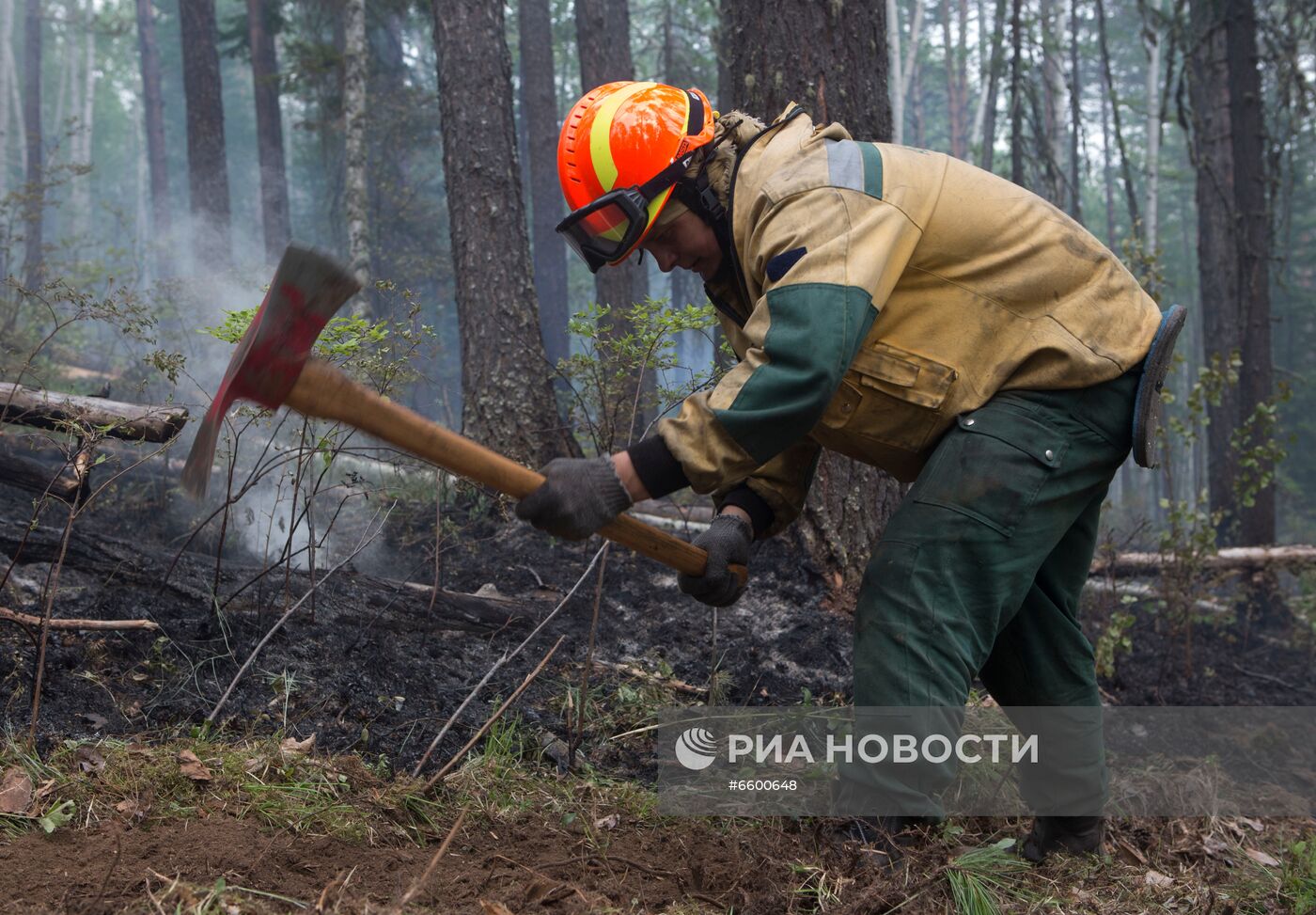 Природные пожары в Якутии