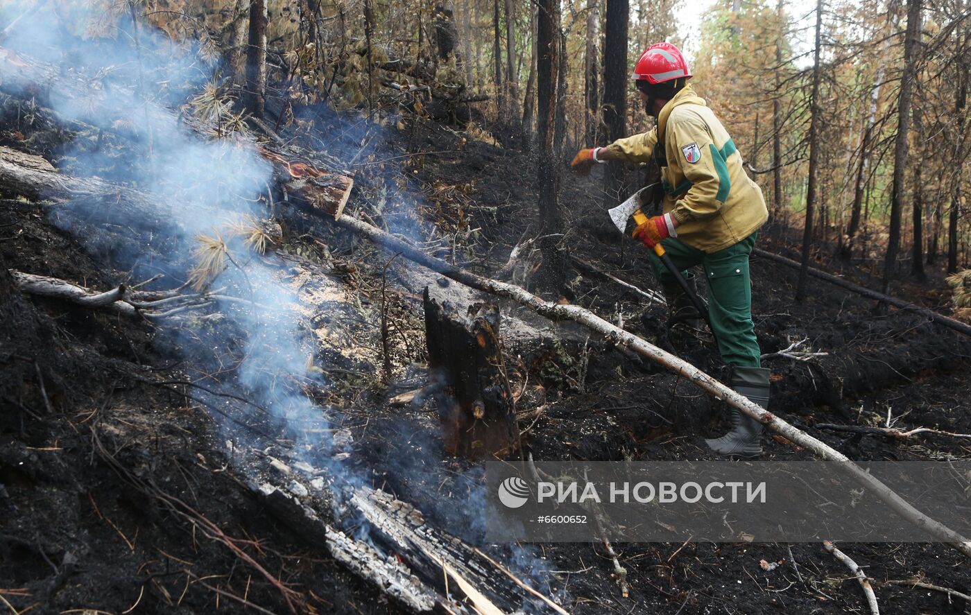 Природные пожары в Якутии