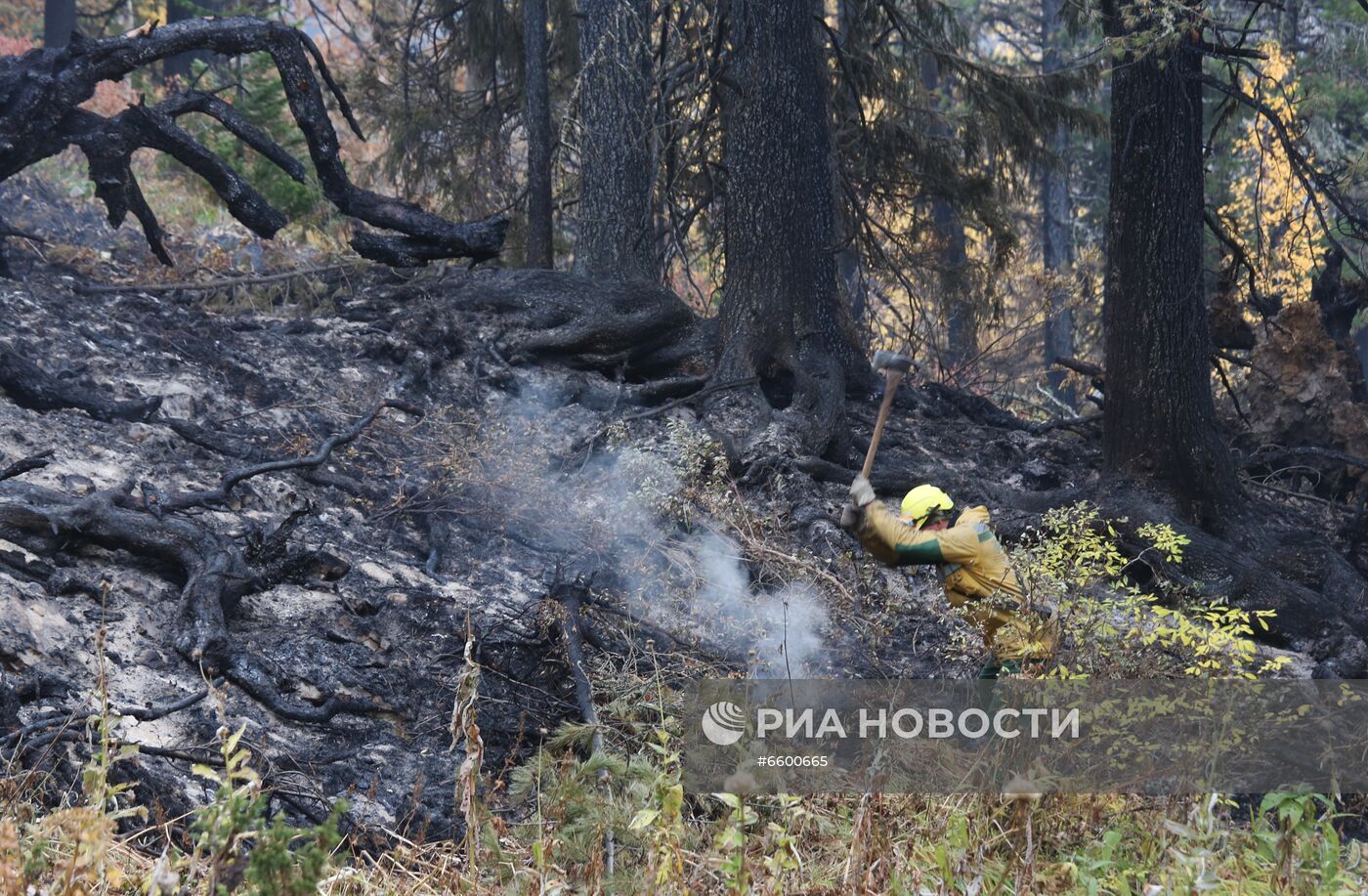 Природные пожары в Якутии