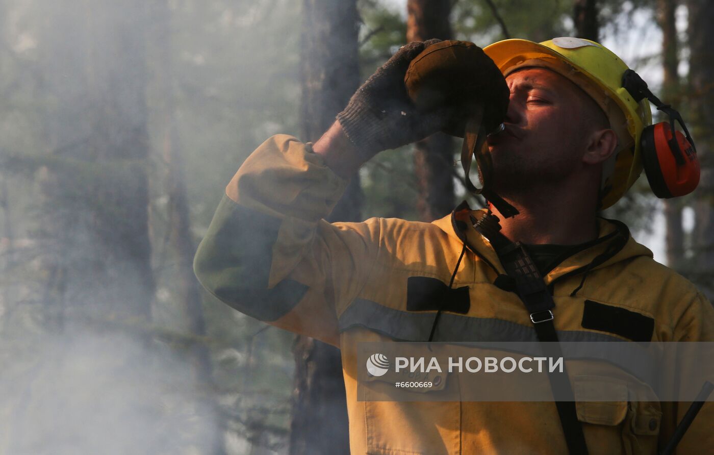 Природные пожары в Якутии