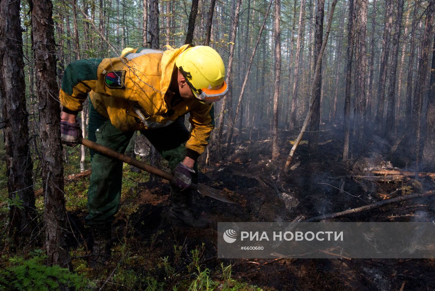 Природные пожары в Якутии