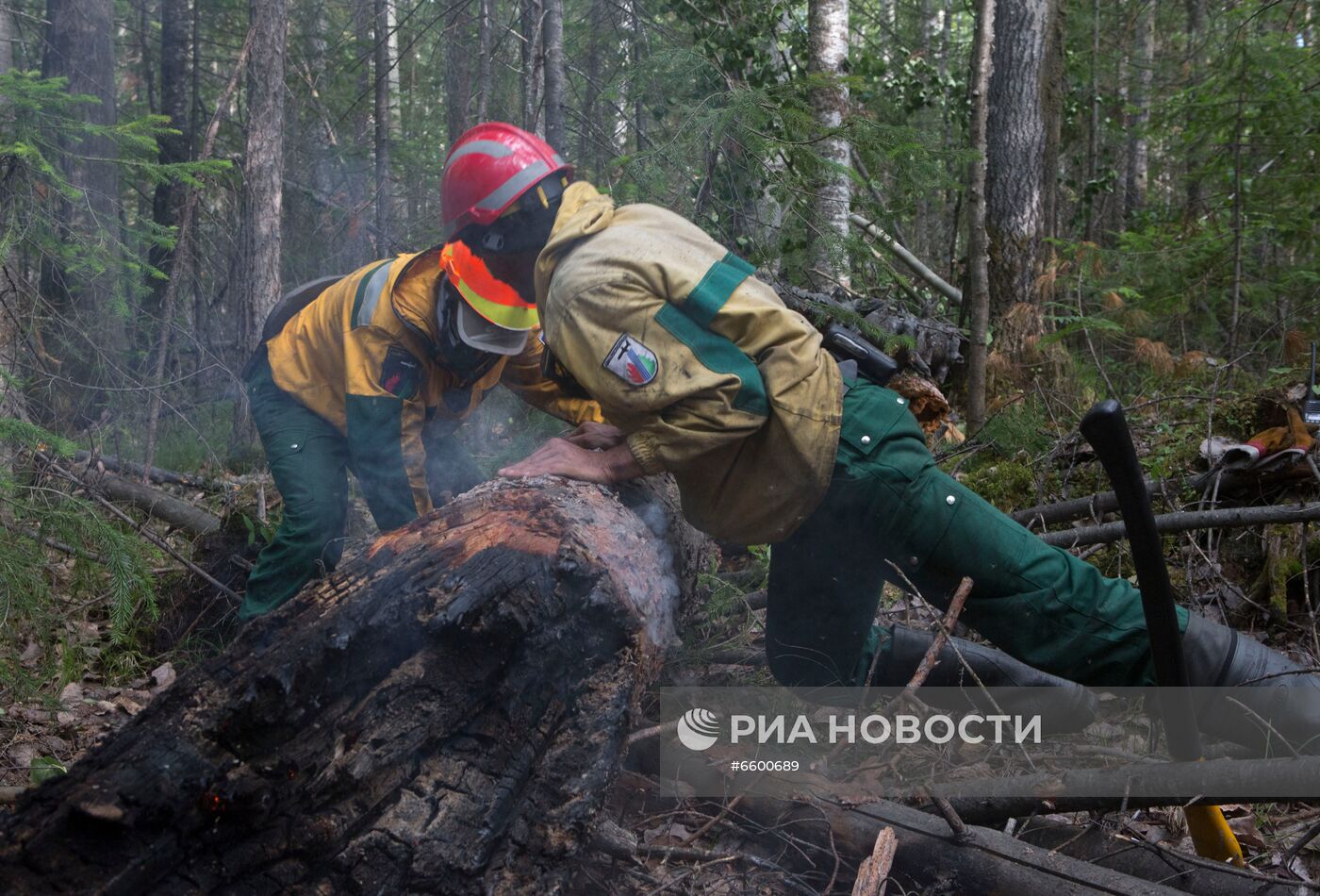 Природные пожары в Якутии