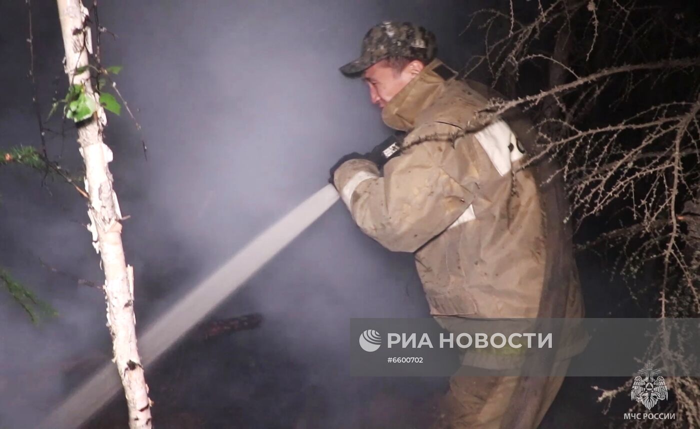 Природные пожары в Якутии