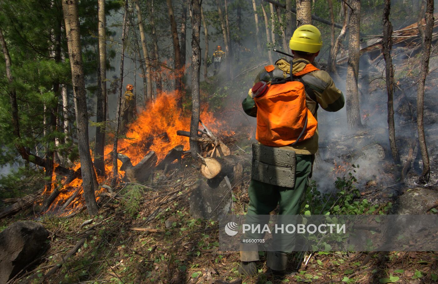 Природные пожары в Якутии