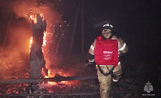 Природные пожары в Якутии