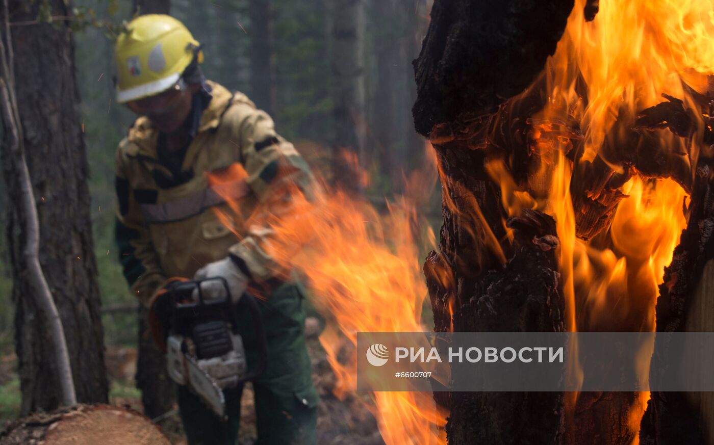 Природные пожары в Якутии