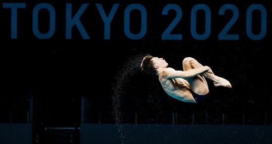 Олимпиада-2020. Прыжки в воду. Тренировки