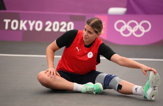 Олимпиада-2020. Баскетбол 3х3. Тренировка сборной России