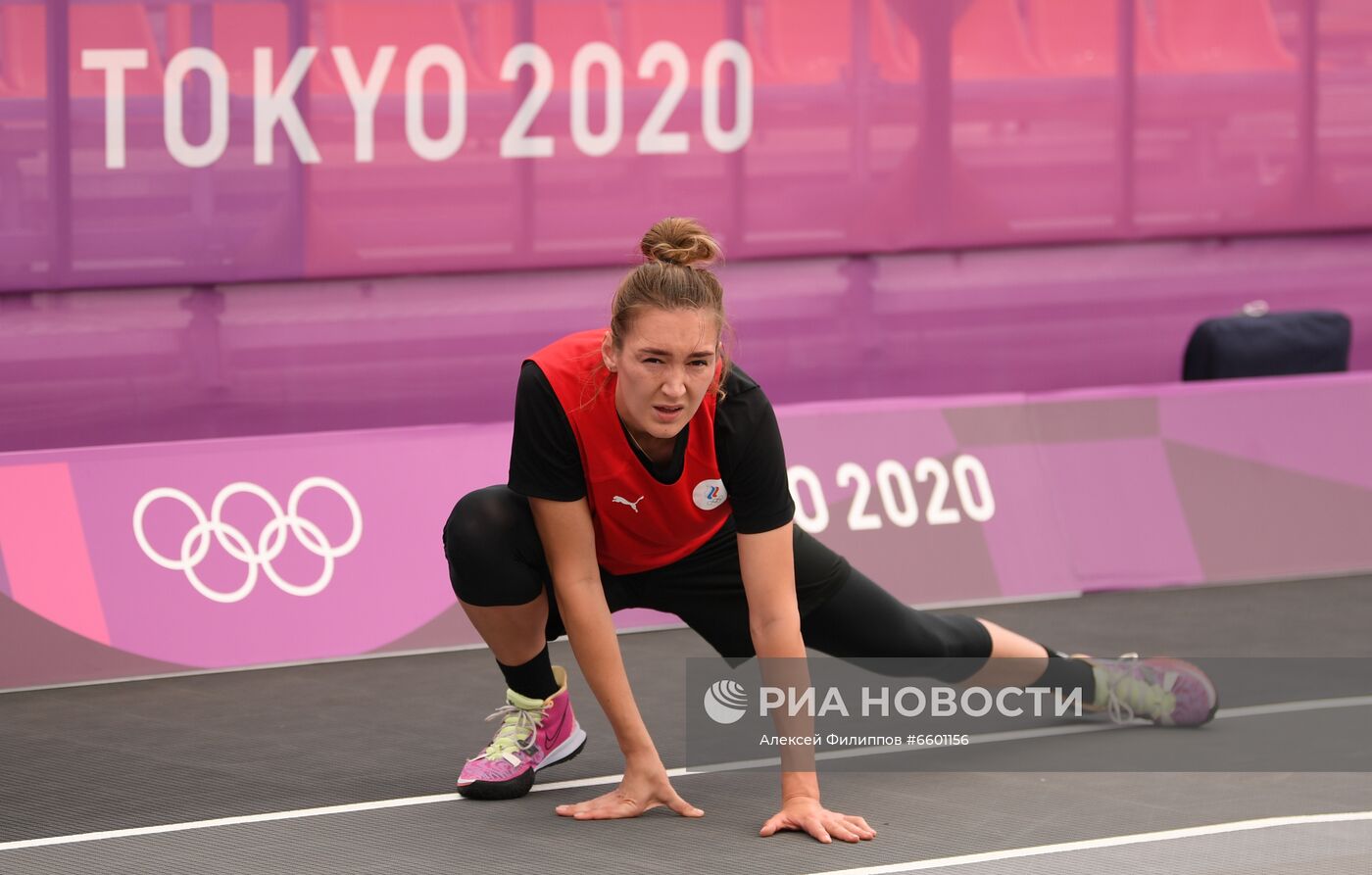 Олимпиада-2020. Баскетбол 3х3. Тренировка сборной России