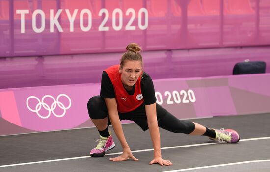 Олимпиада-2020. Баскетбол 3х3. Тренировка сборной России