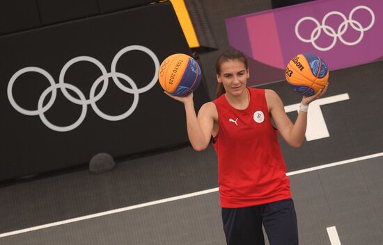 Олимпиада-2020. Баскетбол 3х3. Тренировка сборной России