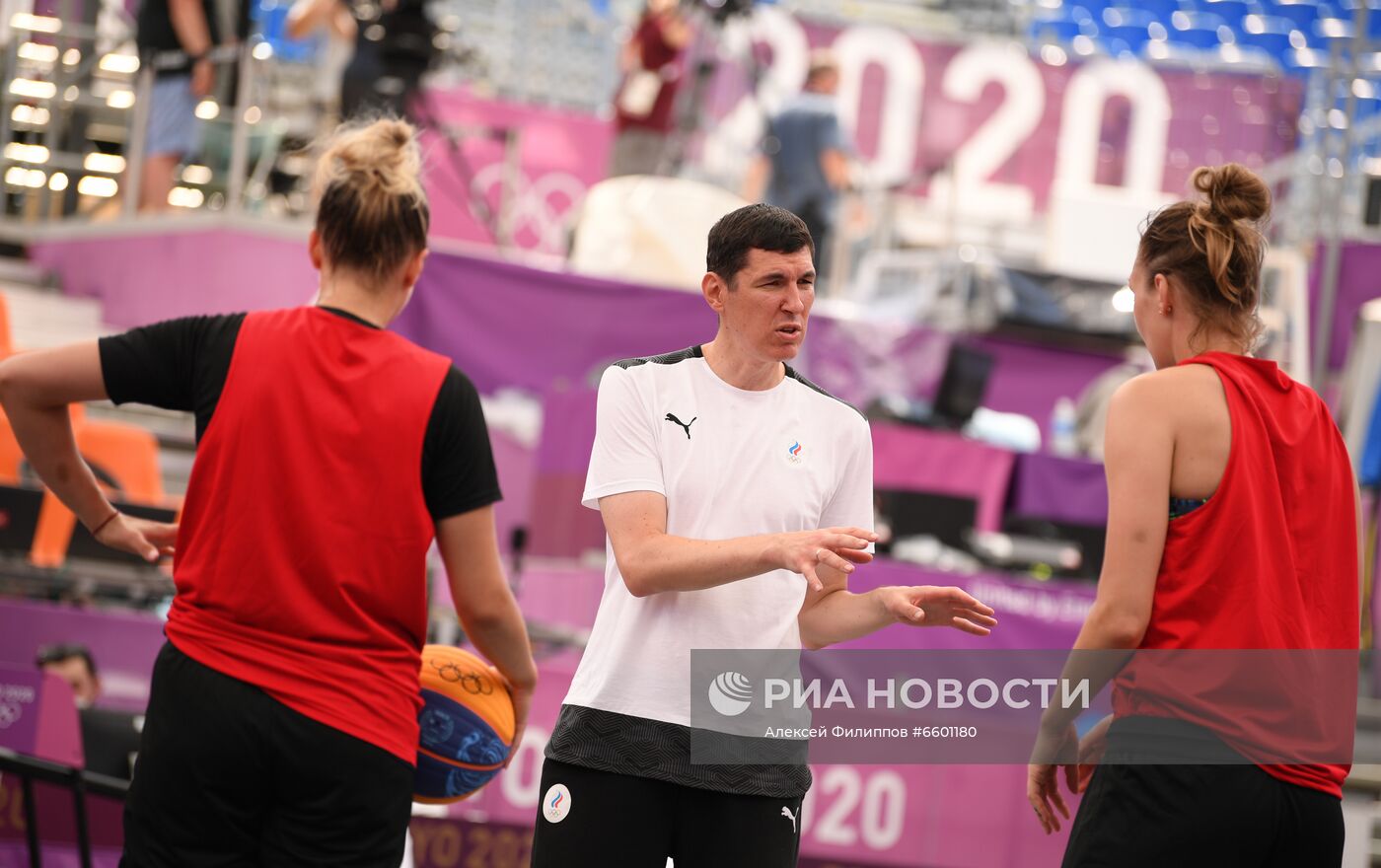 Олимпиада-2020. Баскетбол 3х3. Тренировка сборной России