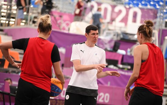 Олимпиада-2020. Баскетбол 3х3. Тренировка сборной России