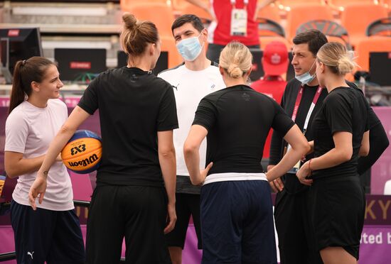 Олимпиада-2020. Баскетбол 3х3. Тренировка сборной России