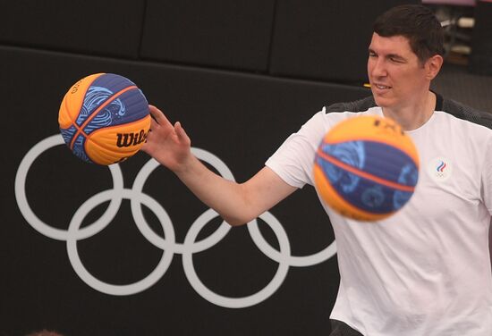 Олимпиада-2020. Баскетбол 3х3. Тренировка сборной России