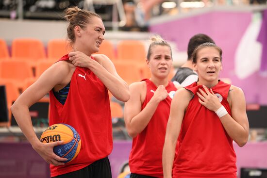 Олимпиада-2020. Баскетбол 3х3. Тренировка сборной России