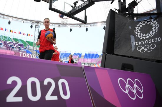 Олимпиада-2020. Баскетбол 3х3. Тренировка сборной России