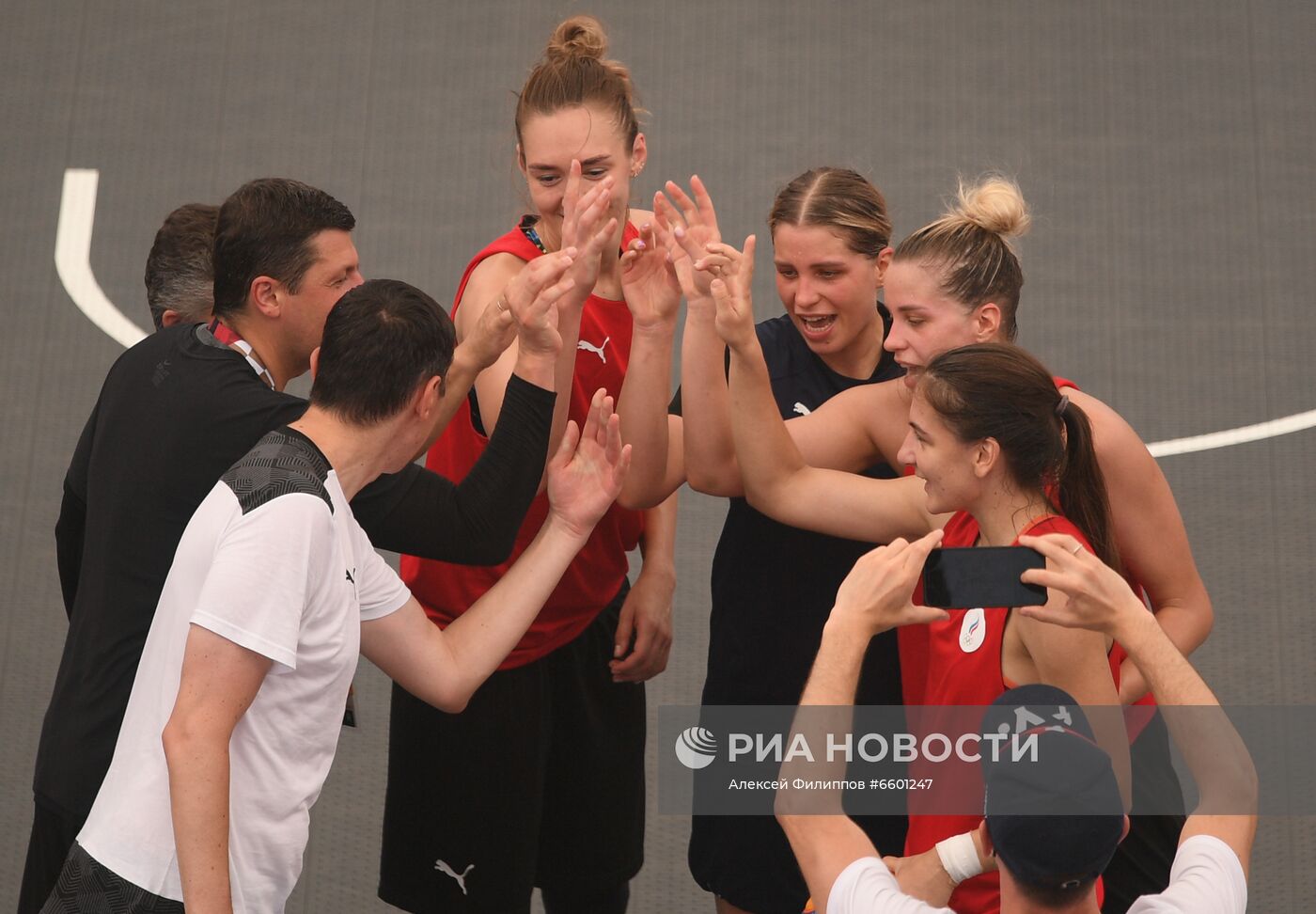 Олимпиада-2020. Баскетбол 3х3. Тренировка сборной России