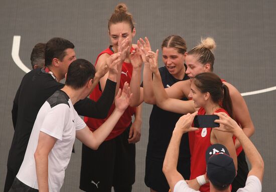 Олимпиада-2020. Баскетбол 3х3. Тренировка сборной России