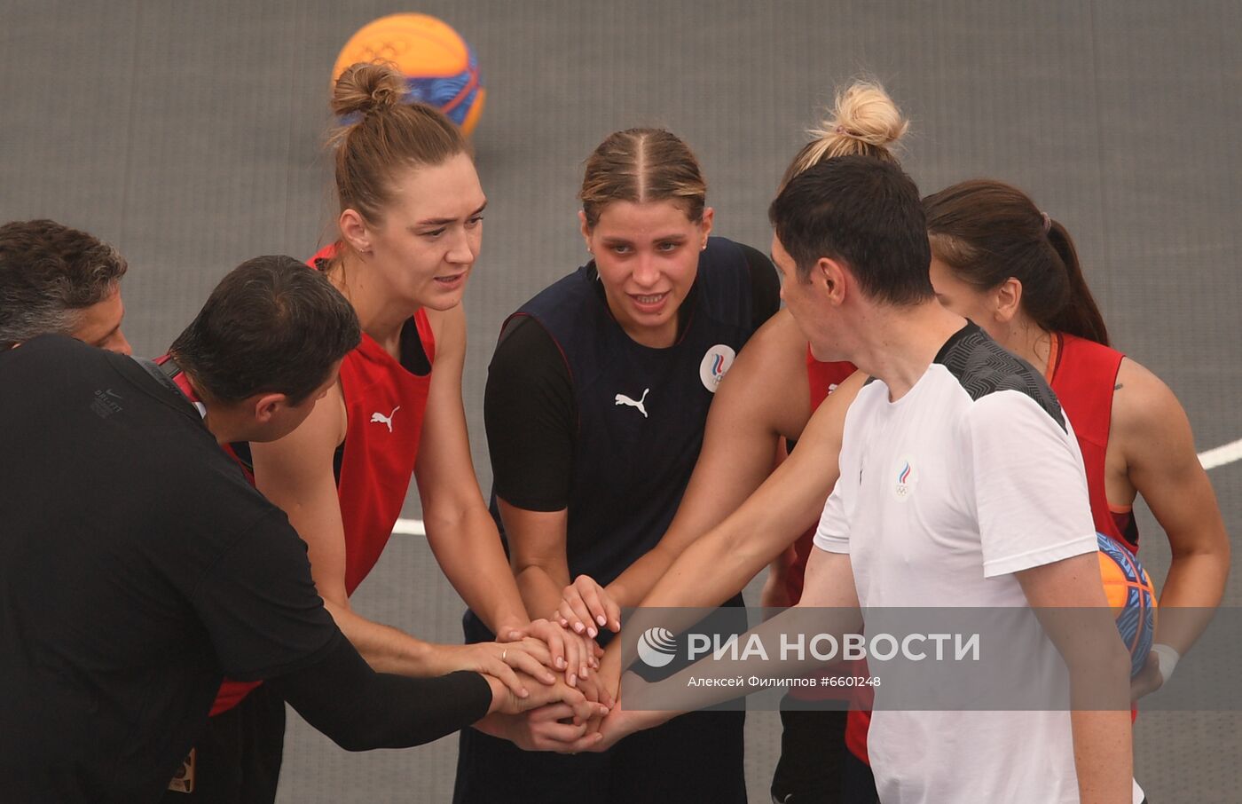 Олимпиада-2020. Баскетбол 3х3. Тренировка сборной России