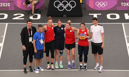 Олимпиада-2020. Баскетбол 3х3. Тренировка сборной России