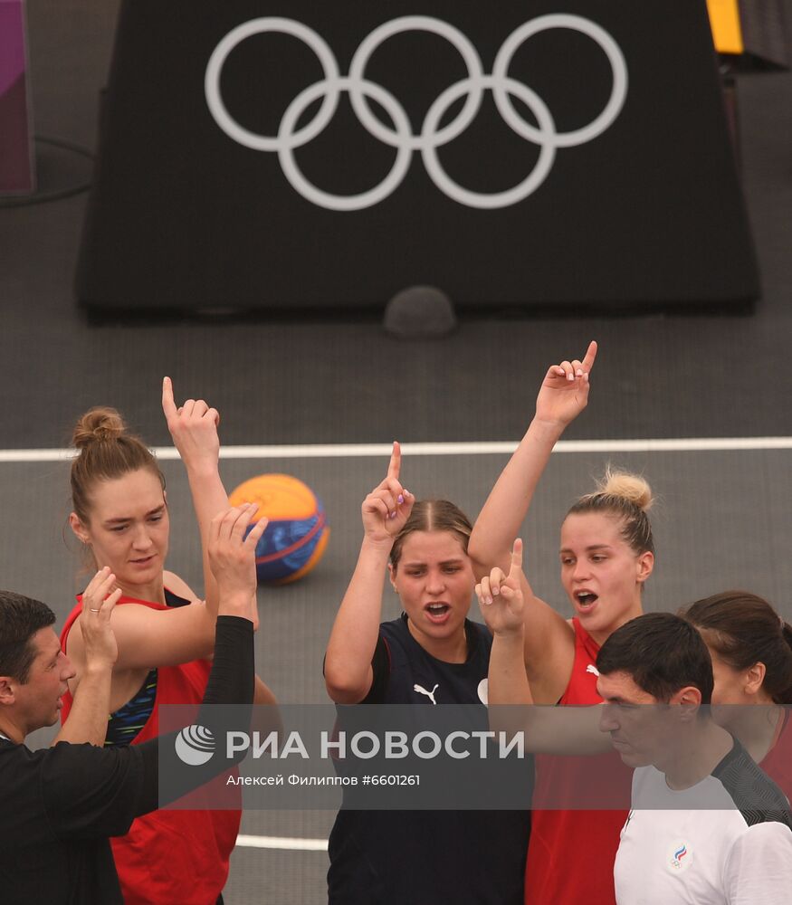 Олимпиада-2020. Баскетбол 3х3. Тренировка сборной России