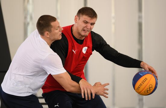 Олимпиада-2020. Баскетбол 3х3. Тренировка сборной России