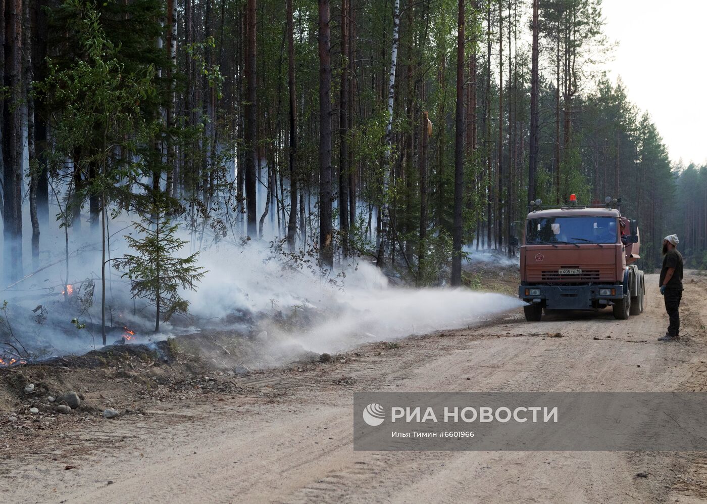 Природные пожары в Карелии