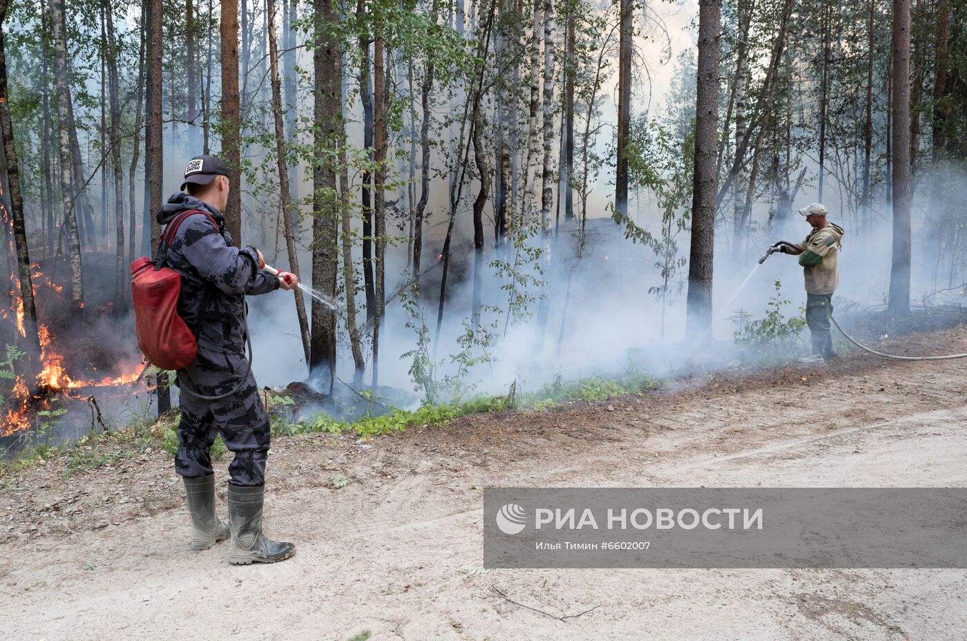 Природные пожары в Карелии